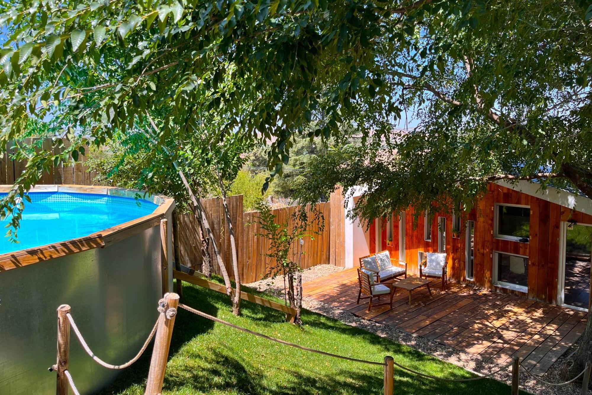Fee4Me Cabin With Pool And Garden San Martín de la Vega Eksteriør bilde